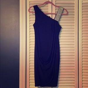 Navy dress for wedding or special occasion